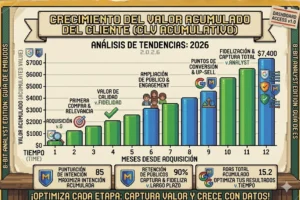 Valor de vida del cliente (LTV o CLV): La métrica clave para la rentabilidad a largo plazo